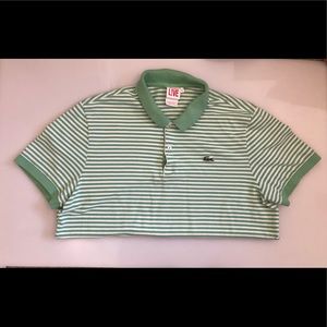 Lacoste Men’s Polo Shirt, Striped, Size 7(XL)